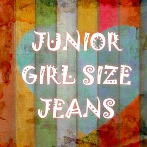 Junior girls size jeans